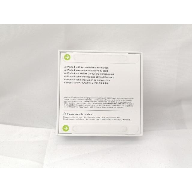 未使用】Apple AirPods 4 アクティブノイズキャンセリング搭載モデル