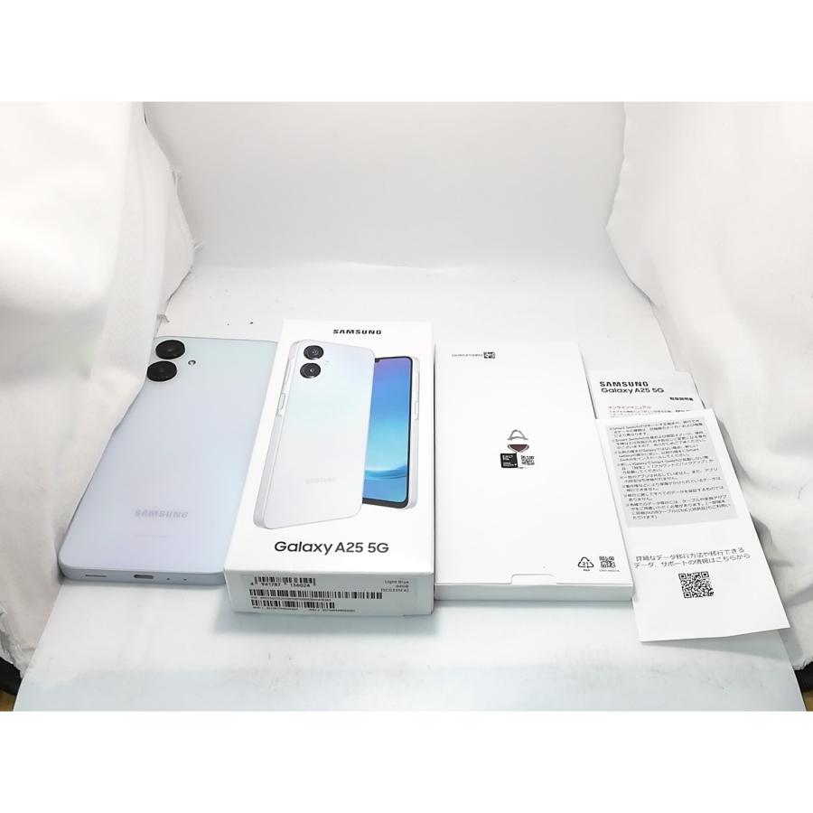 中古】SAMSUNG UQmobile 【SIMフリー】 Galaxy A25 5G ライトブルー