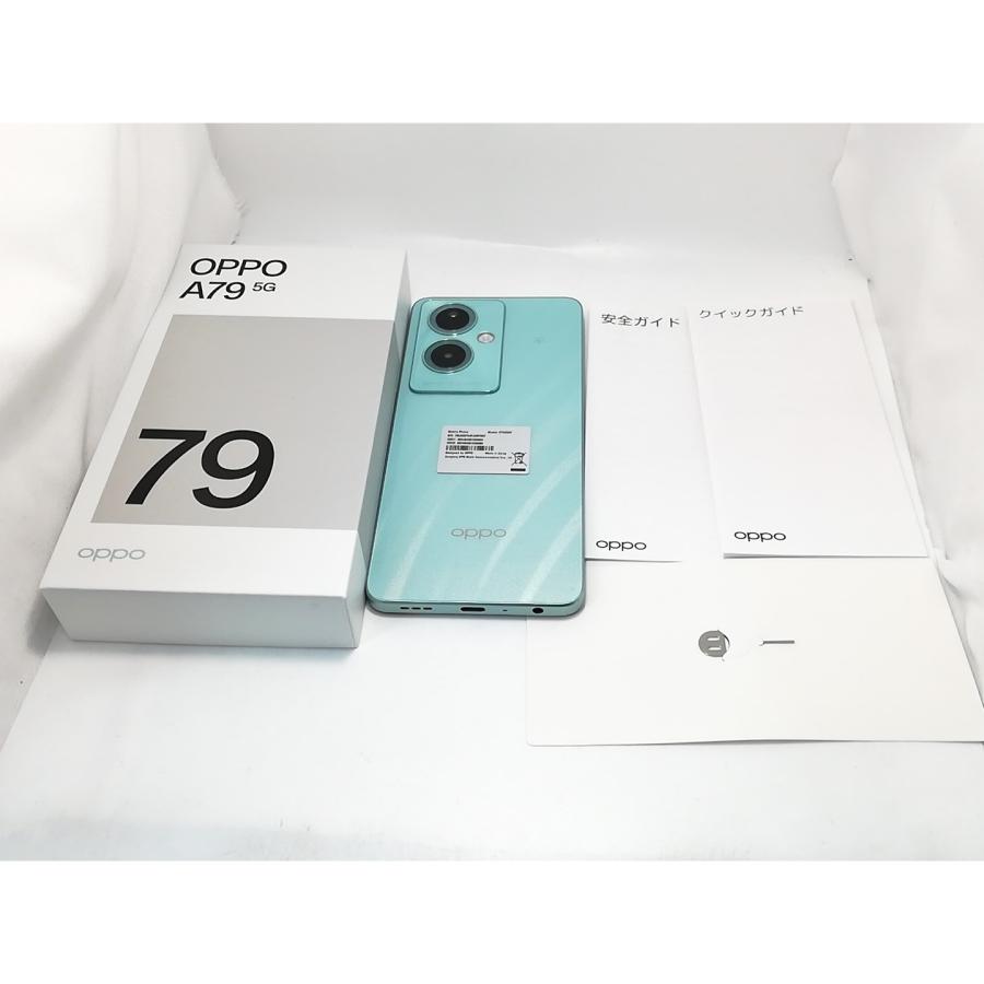 中古】Oppo 国内版 【SIMフリー】 OPPO A79 5G 4GB 128GB グロー