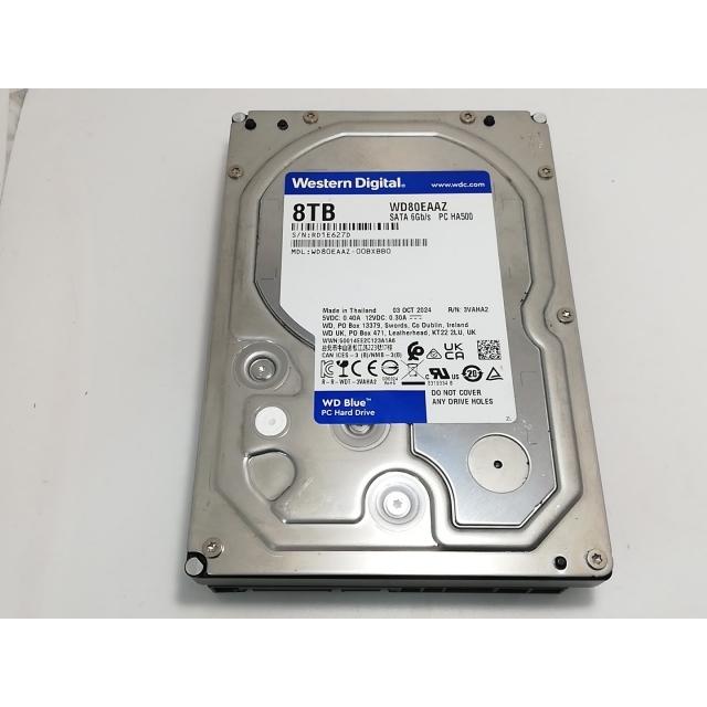 中古】W.D. WD80EAAZ WD Blue 8TB/5640rpm/256MB/6Gbps【戸塚】保証