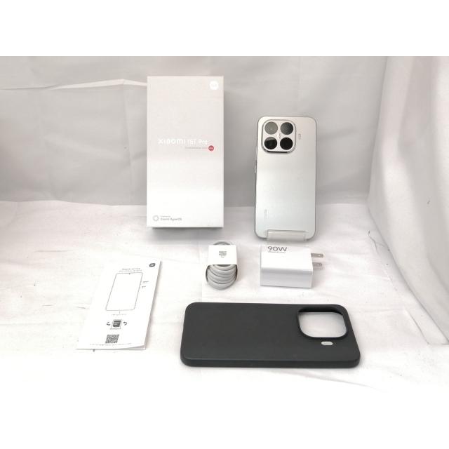 中古】Xiaomi 国内版 【SIMフリー】 Xiaomi 15T Pro グレー 12GB 1TB