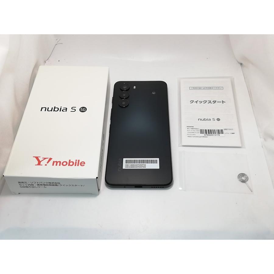中古】ZTE ymobile 【SIMフリー】 nubia S 5G 4GB 128GB ブラック