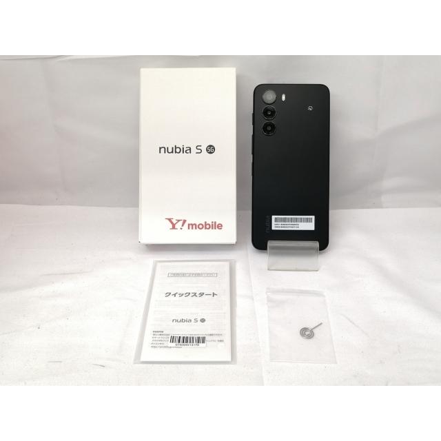 中古】ZTE ymobile 【SIMフリー】 nubia S 5G 4GB 128GB ブラック