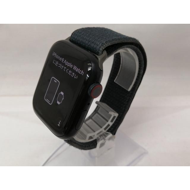 【中古】Apple Apple Watch Series9 45mm Cellular ミッドナイトアルミニウムケース/ミッドナイトスポーツループ MRMF3J/A【戸塚】保証期間１ヶ月【ランクB】の画像