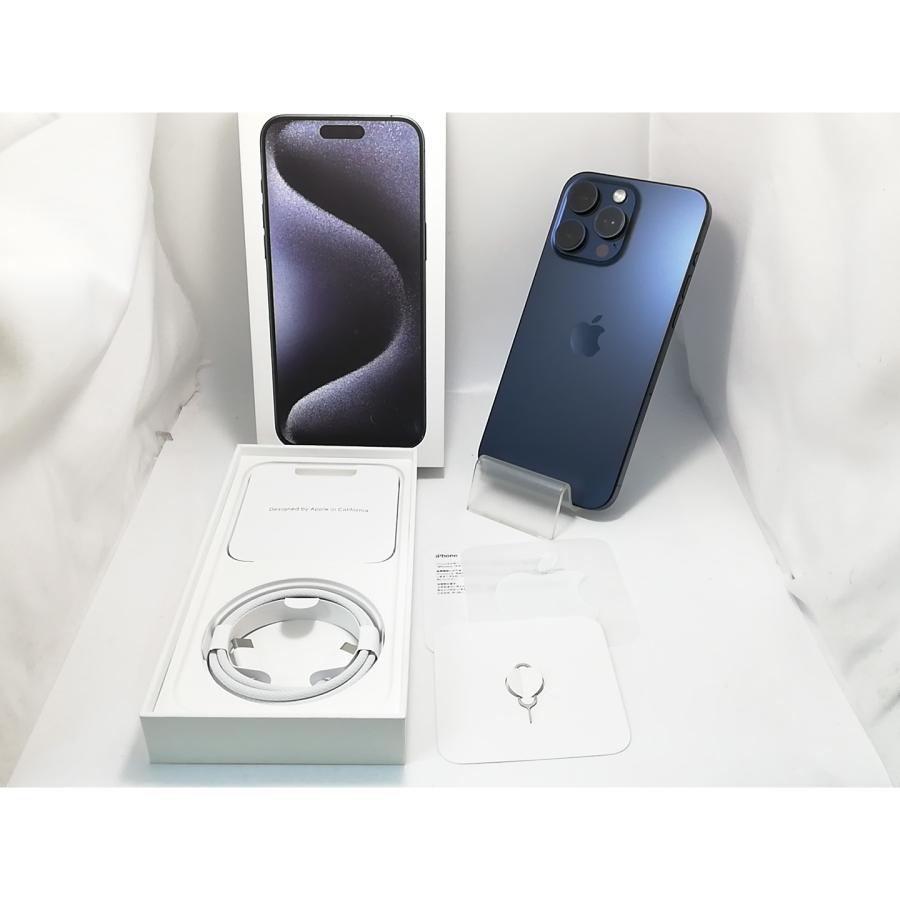 中古】Apple 国内版 【SIMフリー】 iPhone 15 Pro Max 256GB ブルー