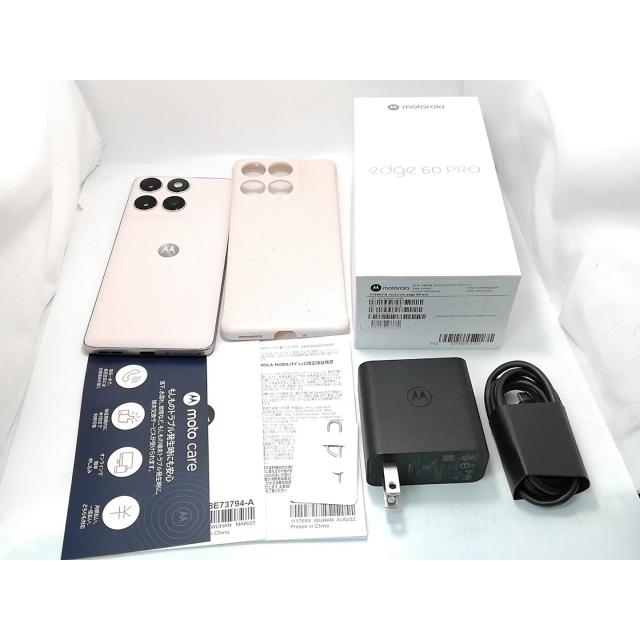 中古】MOTOROLA 国内版 【SIMフリー】 motorola edge 60 pro カル