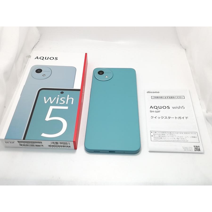 未使用】SHARP docomo 【SIMフリー】 AQUOS wish5 ワカバ 4GB 64GB SH