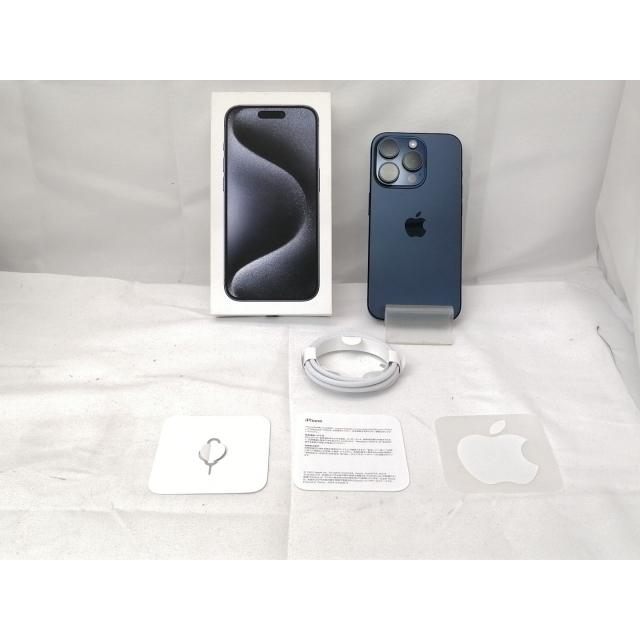 中古】Apple 国内版 【SIMフリー】 iPhone 15 Pro 256GB ブルー
