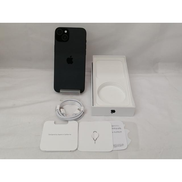 中古】Apple 国内版 【SIMフリー】 iPhone 15 Plus 128GB ブラック