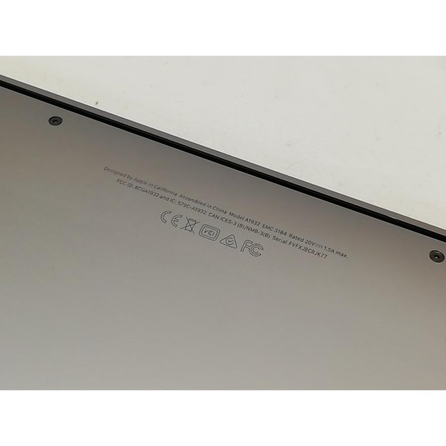 【中古】Apple MacBook Air 13インチ Corei5:1.6GHz 128GB スペースグレイ MRE82J/A (Late 2018)【戸塚】保証期間１ヶ月【ランクC】の画像