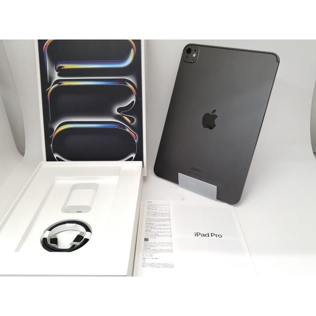 【中古】Apple 【Wi-Fi】 11インチ iPad Pro（M4/2024） 256GB スペースブラック 標準ガラス MVV83J/A【戸塚】保証期間１ヶ月【ランクA】の画像