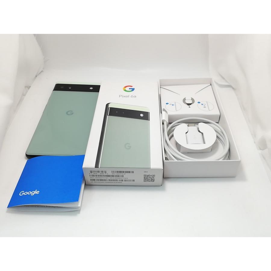中古】Google 国内版 【SIMフリー】 Pixel 6a セージ 6GB 128GB GB17L