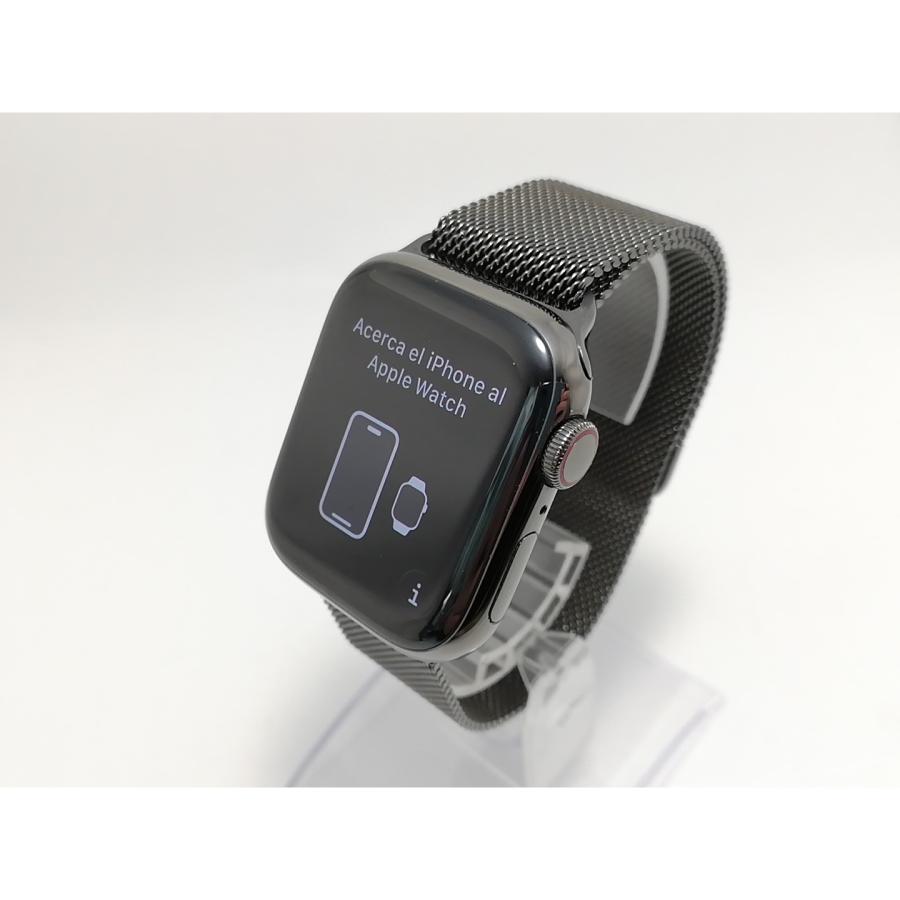 【中古】Apple Watch Series8 41mm Cellular グラファイトステンレススチールケース/グラファイトミラネーゼループ MNJM3J/A【戸塚】保証期間１ヶ月【ランクB】の画像