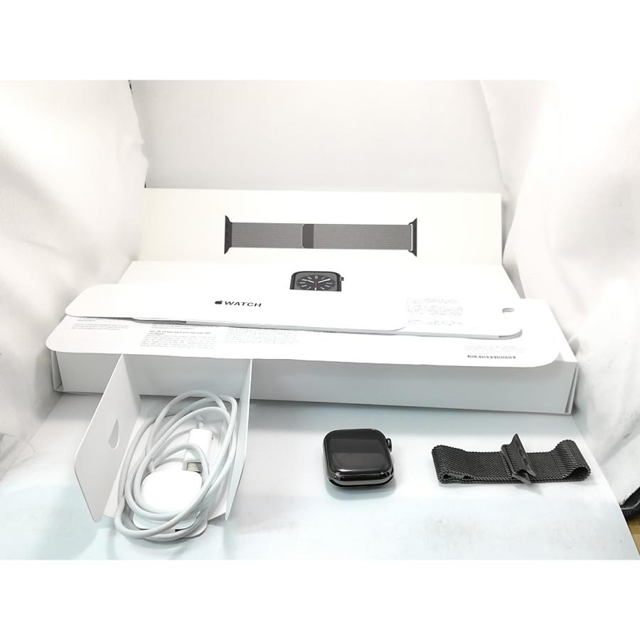 【中古】Apple Watch Series8 41mm Cellular グラファイトステンレススチールケース/グラファイトミラネーゼループ MNJM3J/A【戸塚】保証期間１ヶ月【ランクB】の画像