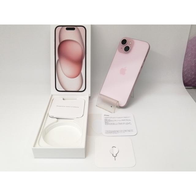 【中古】Apple docomo 【SIMフリー】 iPhone 15 256GB ピンク MTMP3J/A【秋葉4号】保証期間１ヶ月【ランクB】の画像