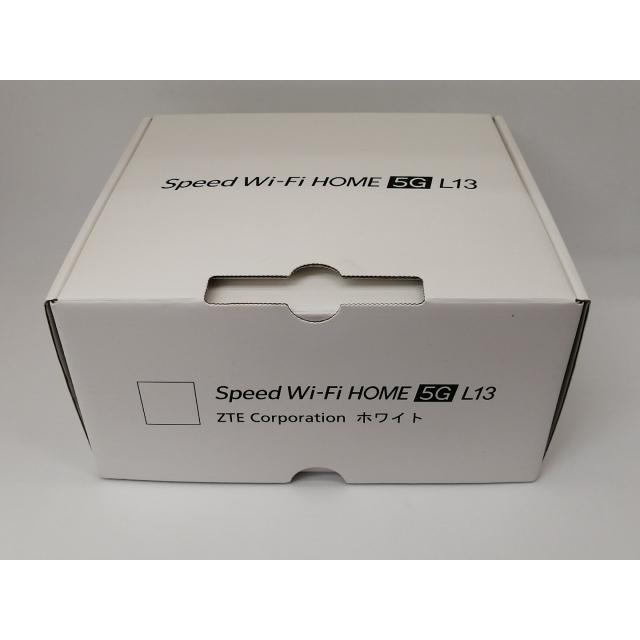 未使用】ZTE au Speed Wi-Fi HOME 5G L13 ZTR02【秋葉本店】保証期間3