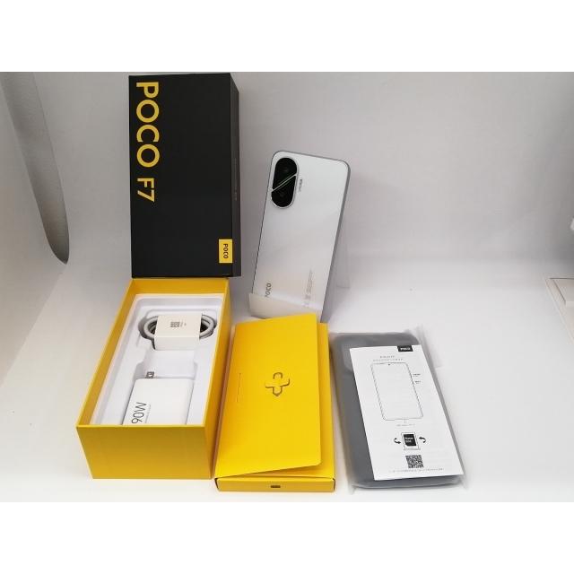中古】Xiaomi 国内版 【SIMフリー】 Poco F7 ホワイト 12GB 256GB 