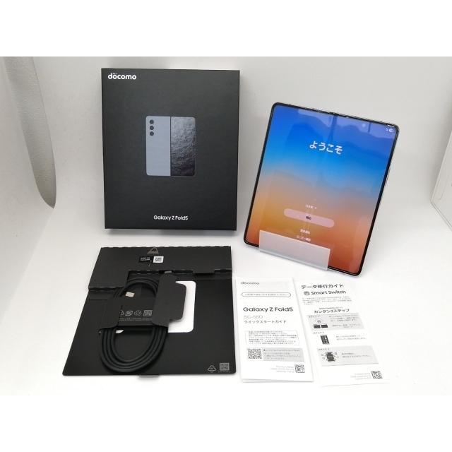 【中古】SAMSUNG docomo 【SIMフリー】 Galaxy Z Fold5 アイシーブルー 12GB 256GB SC-55D【戸塚】保証期間１ヶ月【ランクA】の画像