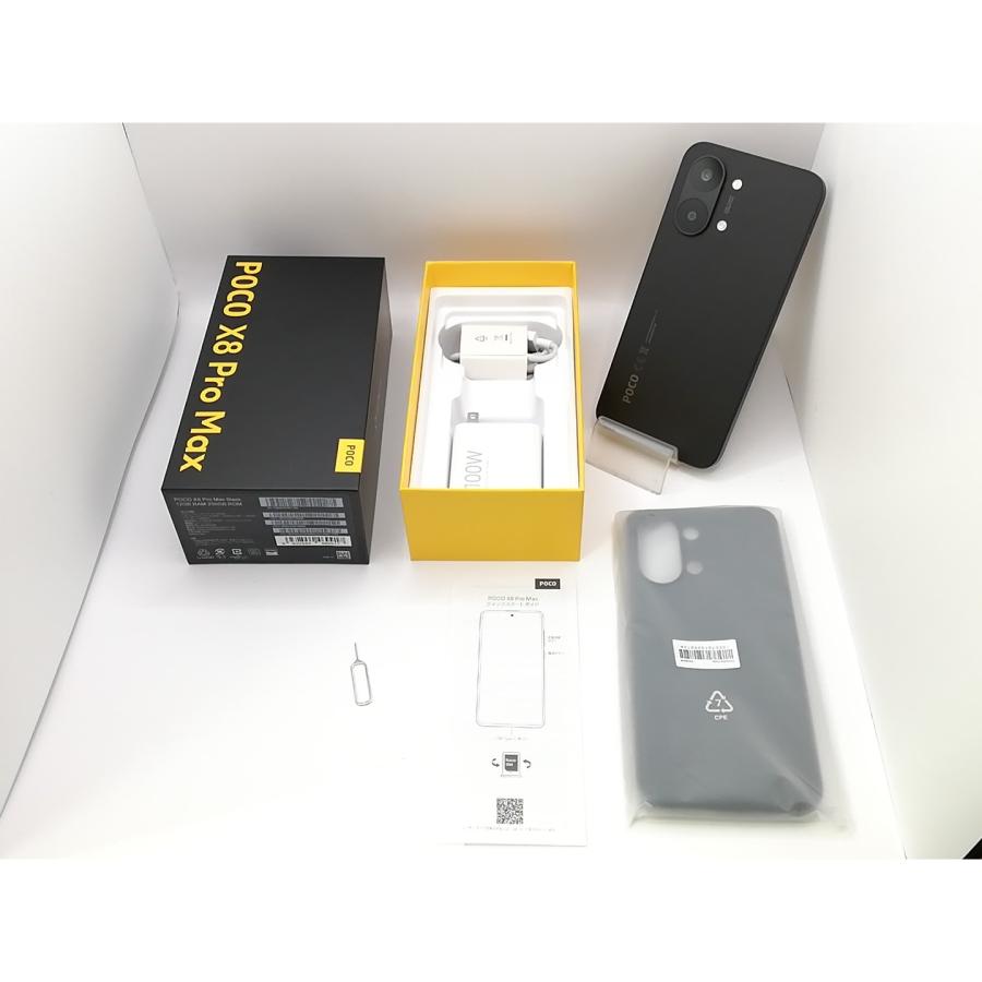 中古】Xiaomi 国内版 【SIMフリー】 POCO X8 Pro Max ブラック 12GB