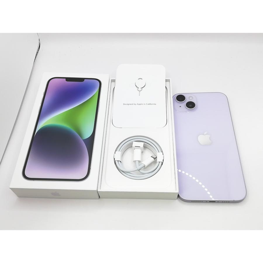 【中古】Apple 国内版 【SIMフリー】 iPhone 14 Plus 512GB パープル MQ4U3J/A【戸塚】保証期間１ヶ月【ランクB】の画像
