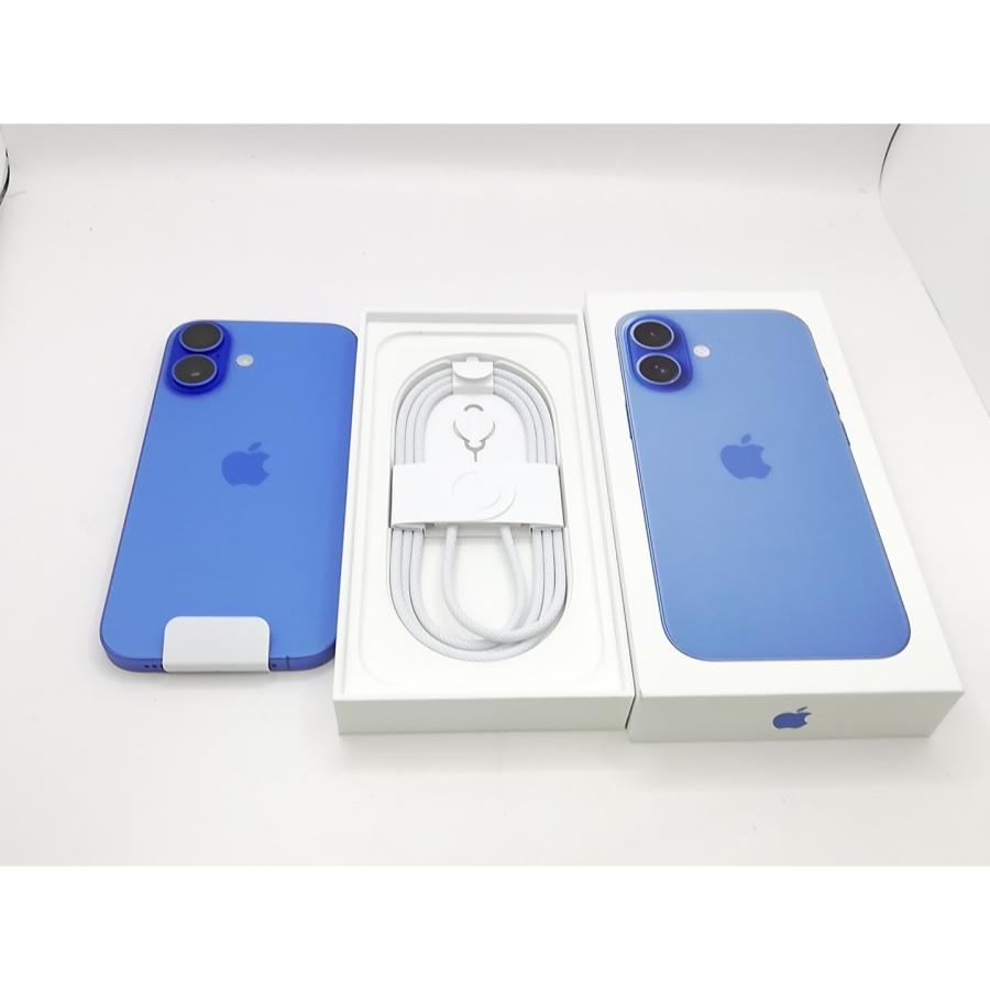 【未使用】Apple 国内版 【SIMフリー】 iPhone 16 128GB ウルトラマリン MYDU3J/A【町田】保証期間３ヶ月の画像