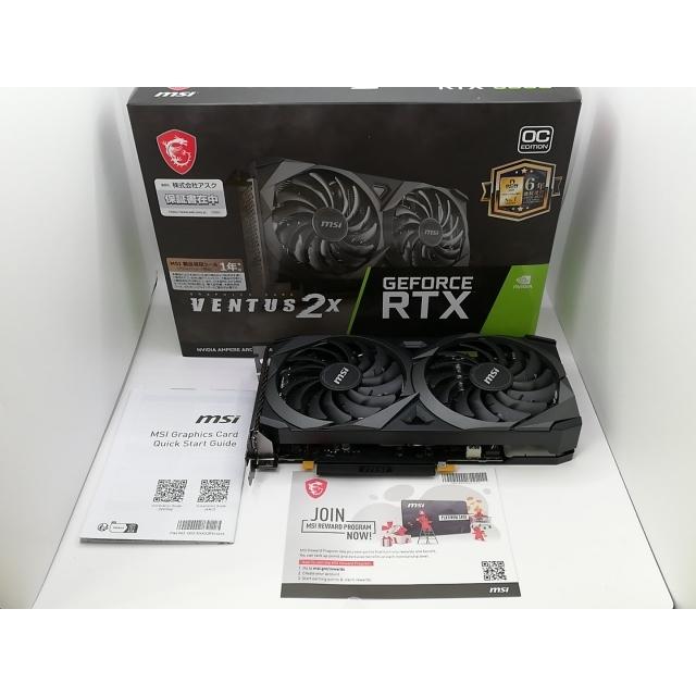 中古】MSI GeForce RTX 3060 VENTUS 2X 12G OC RTX3060/12GB(GDDR6