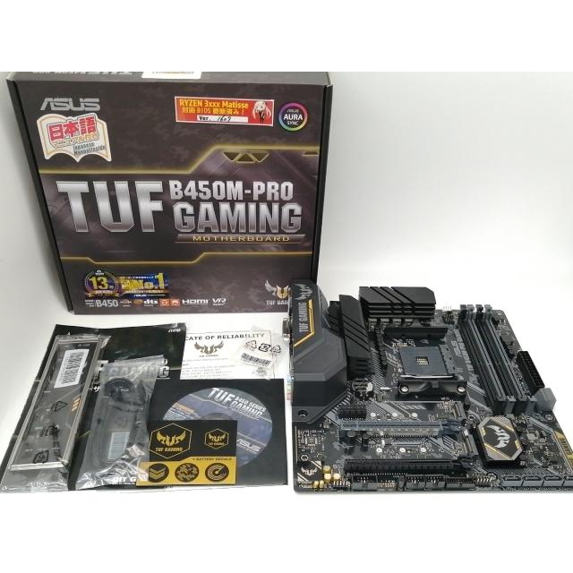 中古】ASUS TUF B450M-PRO GAMING B450/AM4/MicroATX【戸塚】保証期間