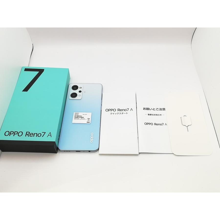 中古】Oppo ymobile 【SIMフリー】 OPPO Reno7 A ドリームブルー 6GB
