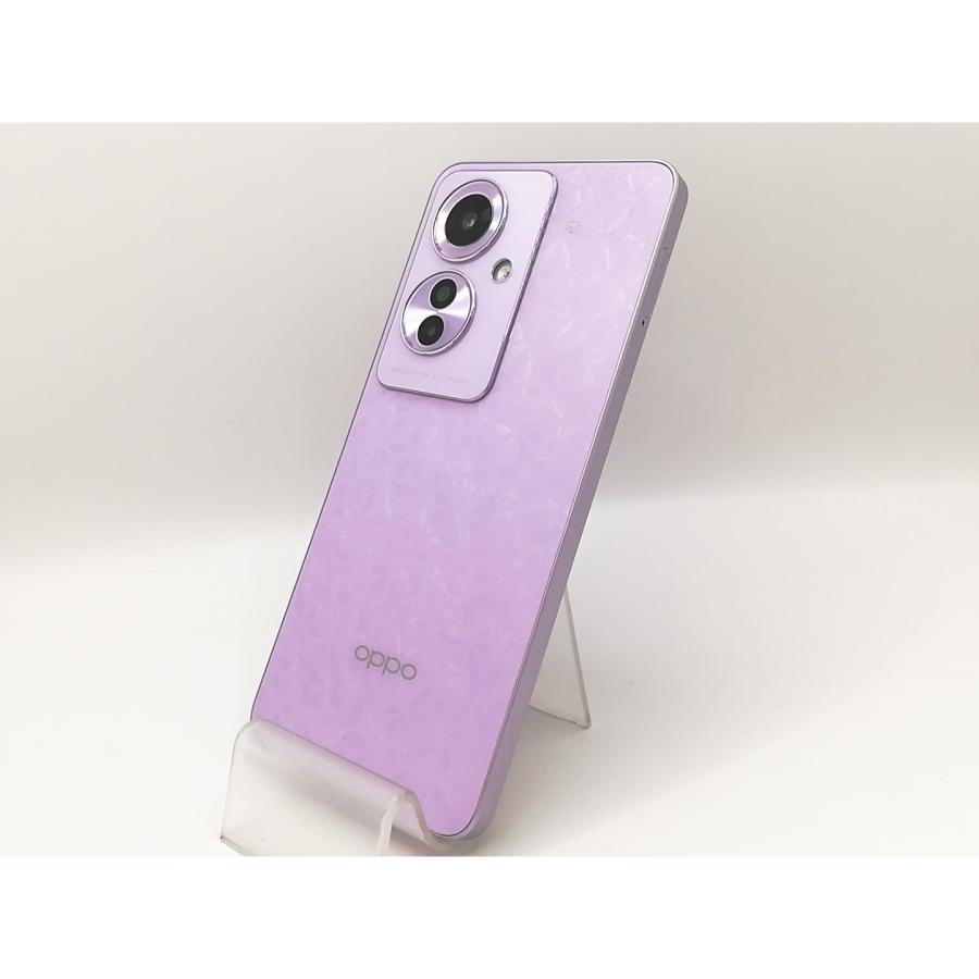 OPPO Reno11a コーラルパープル 本体(箱無し)Yモバイル版 美品 中古】Oppo ymobile 【SIMフリー】 OPPO Reno11 A コーラルパープル