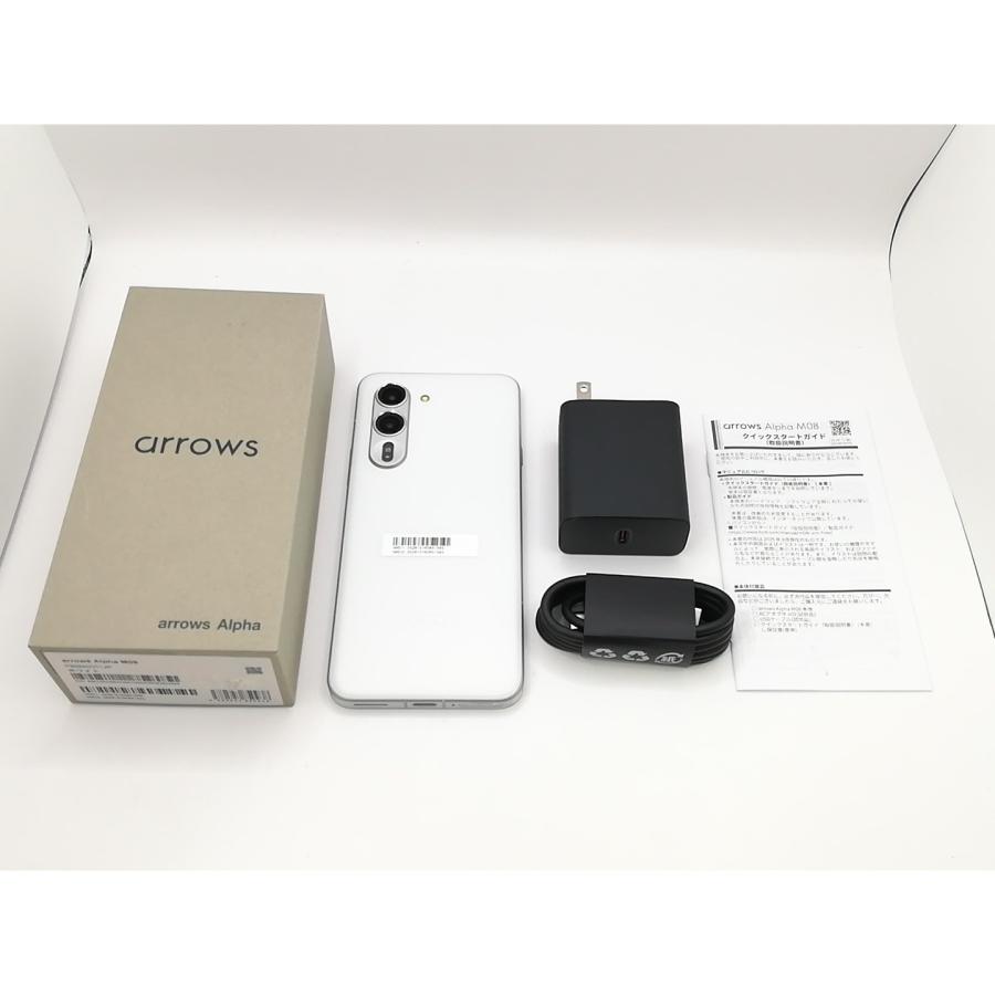 中古】FCNT 国内版 【SIMフリー】 arrows Alpha ホワイト 12GB 512GB