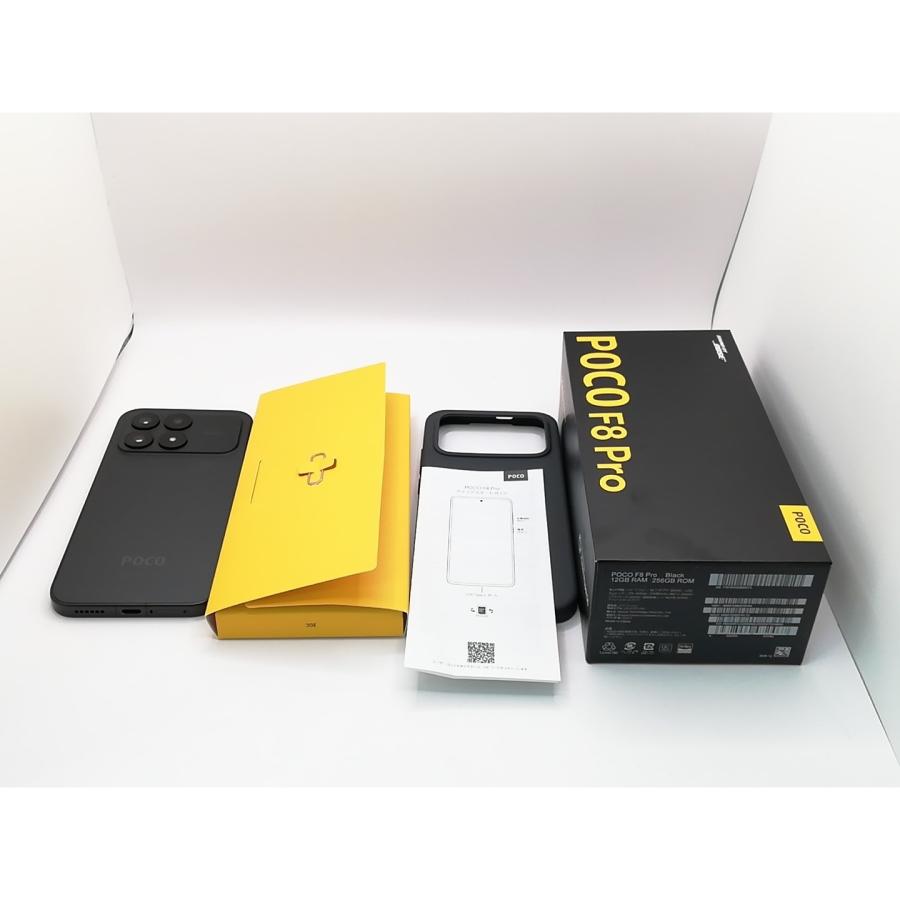 POCO F8 Pro (未使用に近い)ブラック 256GB 日本国内版 中古】Xiaomi 国内版 【SIMフリー】 POCO F8 Pro ブラック 12GB 256GB スマートフォン本体