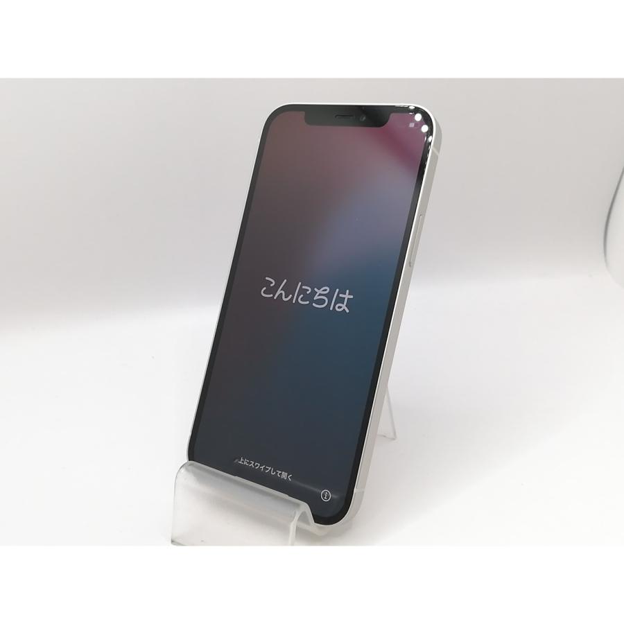 【中古】Apple au 【SIMロック解除済み】 iPhone 12 128GB ホワイト MGHV3J/A【戸塚】保証期間１ヶ月【ランクA】の画像
