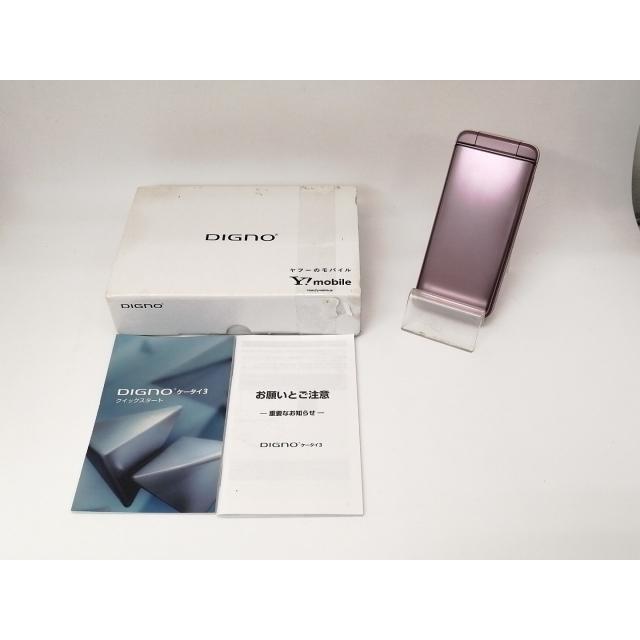 中古】KYOCERA ymobile 【SIMロックあり】 DIGNO ケータイ3 903KC