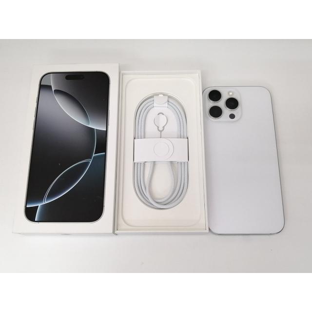 中古】Apple docomo 【SIMフリー】 iPhone 16 Pro Max 256GB ホワイト