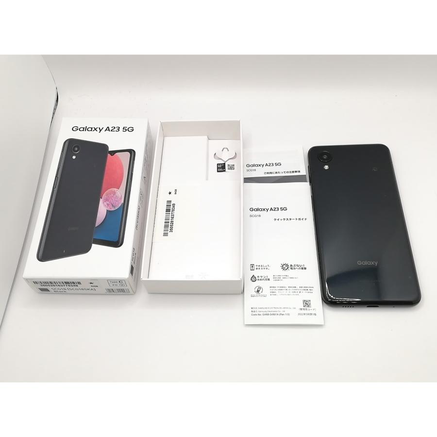 中古】SAMSUNG au 【SIMフリー】 Galaxy A23 5G 4GB 64GB SCG18