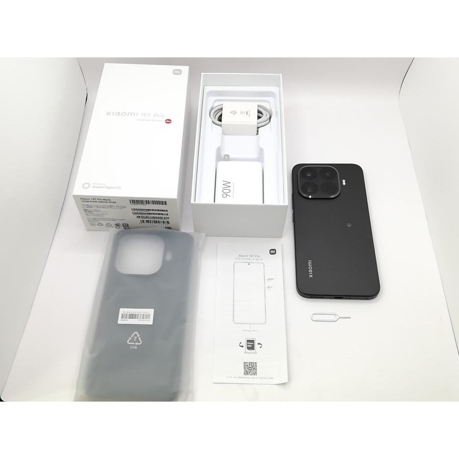 中古】Xiaomi 国内版 【SIMフリー】 Xiaomi 15T Pro ブラック 12GB
