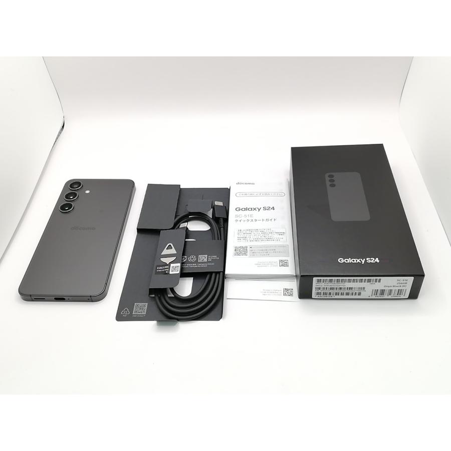 中古】SAMSUNG docomo 【SIMフリー】 Galaxy S24 オニキスブラック 8GB