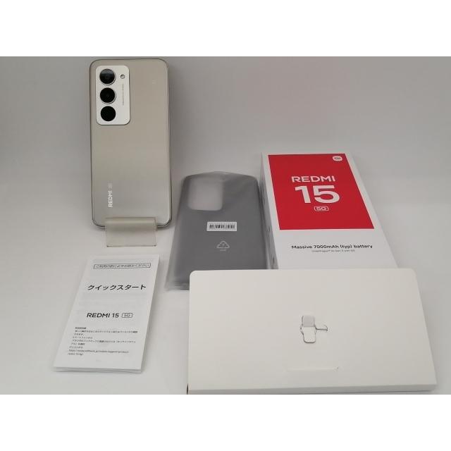 中古】Xiaomi SoftBank 【SIMフリー】 REDMI 15 5G チタングレー 4GB