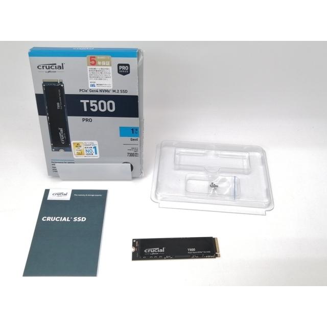中古】Crucial T500 CT1000T500SSD8JP 1TB/M.2 2280 (PCIe4.0 NVMe