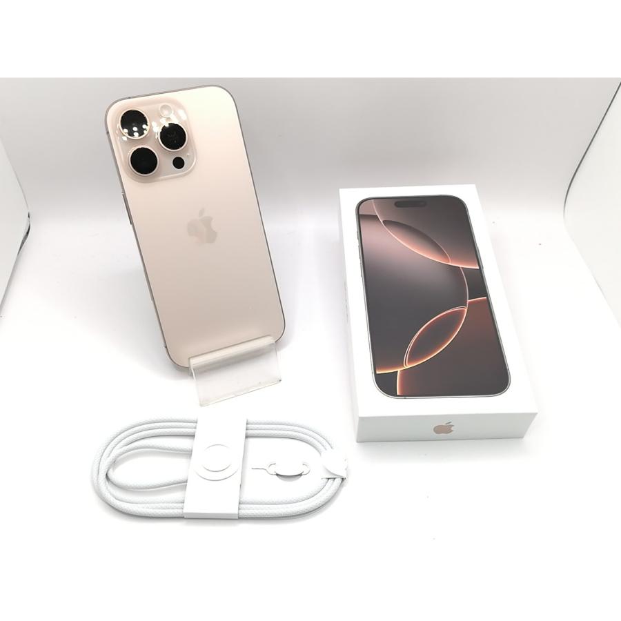 中古】Apple 国内版 【SIMフリー】 iPhone 16 Pro 256GB デザート