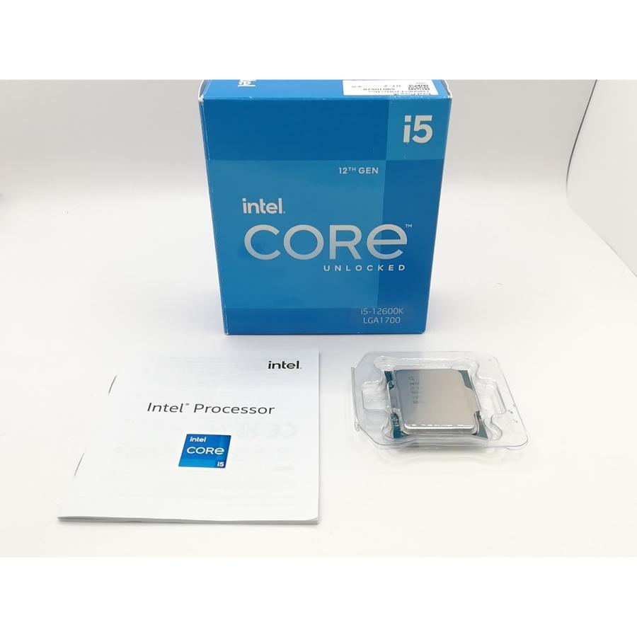 中古】Intel Core i5-12600K(3.7GHz) Box LGA1700/10C(P:6C/E:4C)/16T