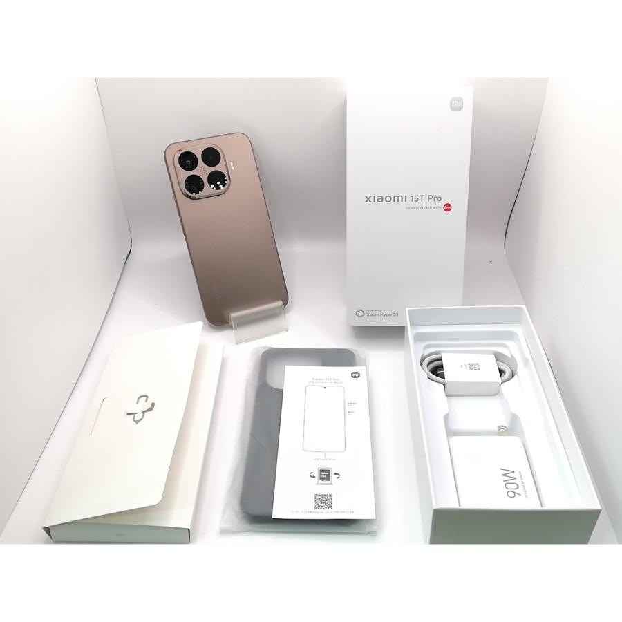 Xiaomi 15T pro 12GB 256GB　本体 スマートフォン 中古 中古】Xiaomi 国内版 【SIMフリー】 Xiaomi 15T Pro モカゴールド 12GB