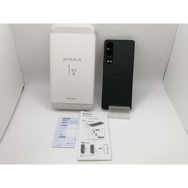 中古】SONY 国内版 【SIMフリー】 Xperia 1 V カーキグリーン 16GB