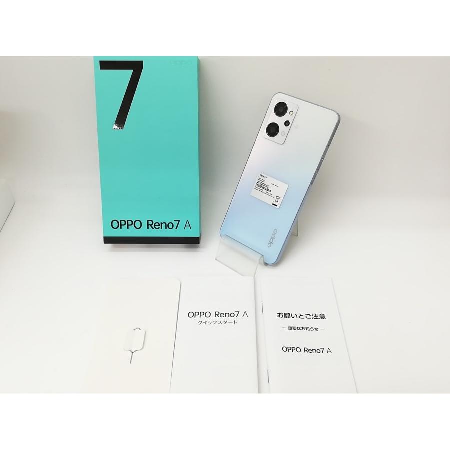 中古】Oppo ymobile 【SIMフリー】 OPPO Reno7 A ドリームブルー 6GB
