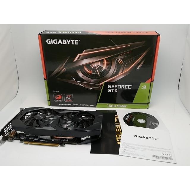 中古動作OK　GIGABYTE グラフィックボード GV-N166SOC-6GD 中古】GIGABYTE GeForce GTX 1660 SUPER OC 6G（GV-N166SOC-6GD