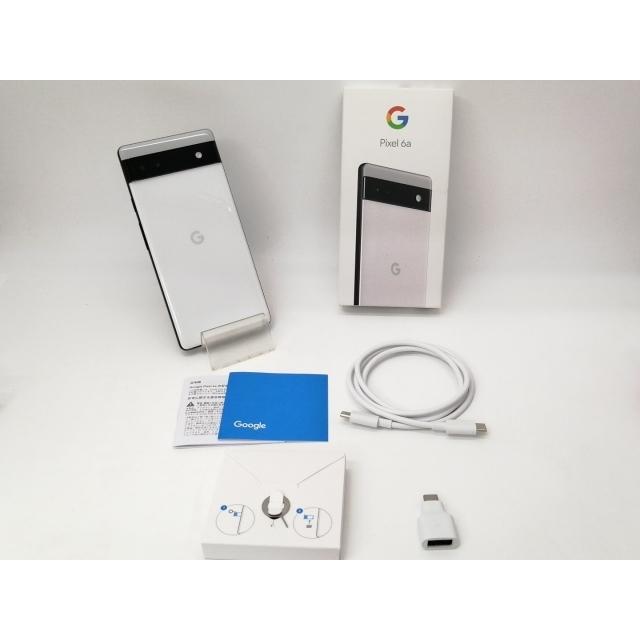 中古】Google au 【SIMフリー】 Pixel 6a チョーク 6GB 128GB GB17L