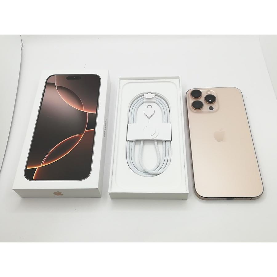 中古】Apple 国内版 【SIMフリー】 iPhone 16 Pro Max 256GB デザート