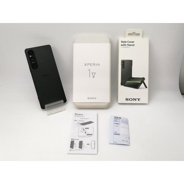 中古】SONY 国内版 【SIMフリー】 Xperia 1 V カーキグリーン 16GB