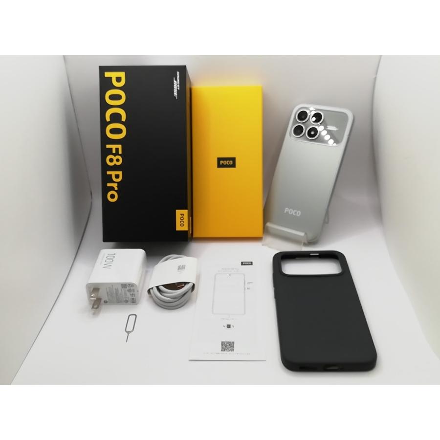 中古】Xiaomi 国内版 【SIMフリー】 POCO F8 Pro チタンシルバー 12GB