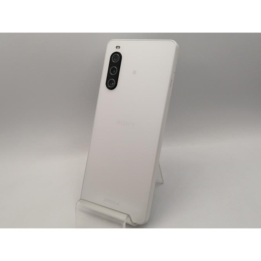 中古】SONY 国内版 【SIMフリー】 Xperia 10 V ホワイト 6GB 128GB XQ